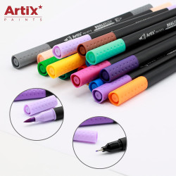 Rotuladores lettering doble punta 48 colores