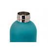 Botella termo acero inoxidable azul turquesa 500 ml.