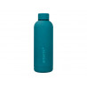 Botella termo acero inoxidable azul turquesa 500 ml.