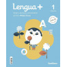 Lengua + 1º de primaria. Editorial Santillana.  Tareas y destrezas comunicativas. SERIE PRÁCTICA.