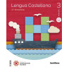 Lengua 3º de primaria. Editorial Santillana. Construyendo mundos, mochila ligera. (Tres libros, uno por trimestre)
