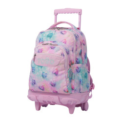 Mochila de ruedas TOTTO 1KB glitter shiny heart