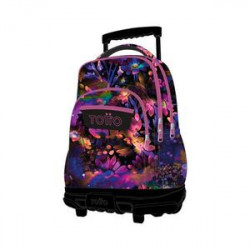 Mochila de ruedas TOTTO 5Q5 flower galaxy