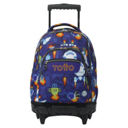 Mochila de ruedas TOTTO 8FK space blue