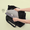Bolso  maxi tote TOTTO Duffle Sahara negro