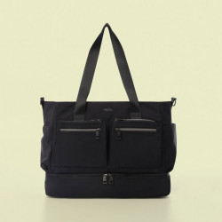 Bolso  maxi tote TOTTO Duffle Sahara negro