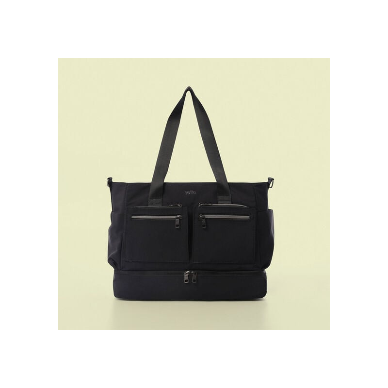Bolso  maxi tote TOTTO Duffle Sahara negro