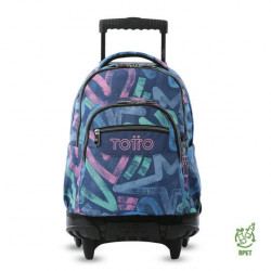Mochila de ruedas TOTTO 0LG azul