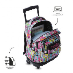Mochila de ruedas TOTTO 1IN k-POP
