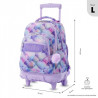 Mochila de ruedas TOTTO 4MM corazones pastel