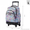 Mochila de ruedas TOTTO 0LF purpurina spong